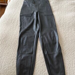 SPANX Faux Leather Joggers